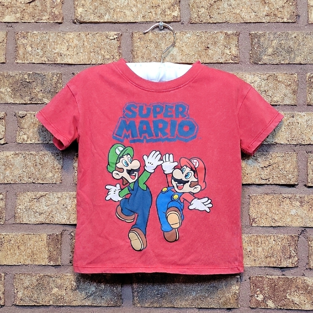 Nintendo Red Super Mario Short Sleeve Tee